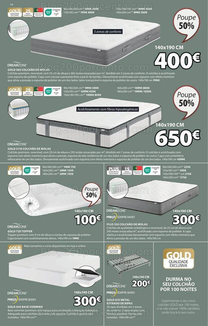 Antevisão Folheto JYSK Promoções de 7 março a 14 abril