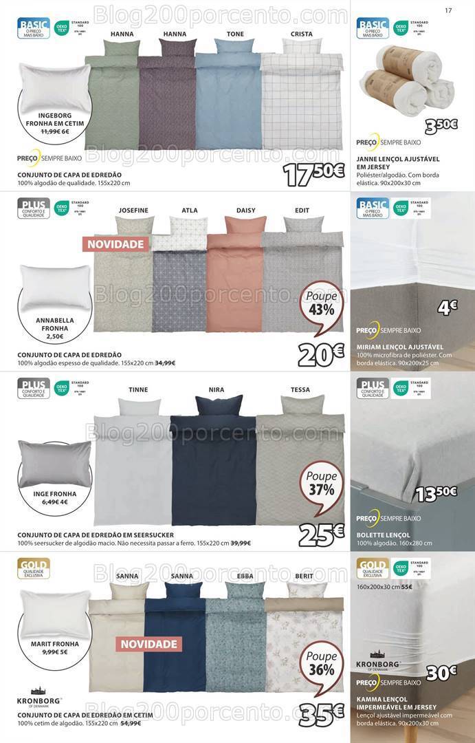 Antevisão Folheto JYSK Promoções de 7 março a 14 abril