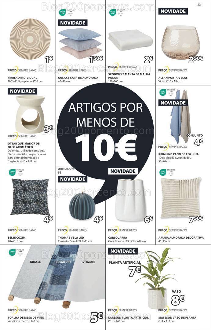 Antevisão Folheto JYSK Promoções de 7 março a 14 abril