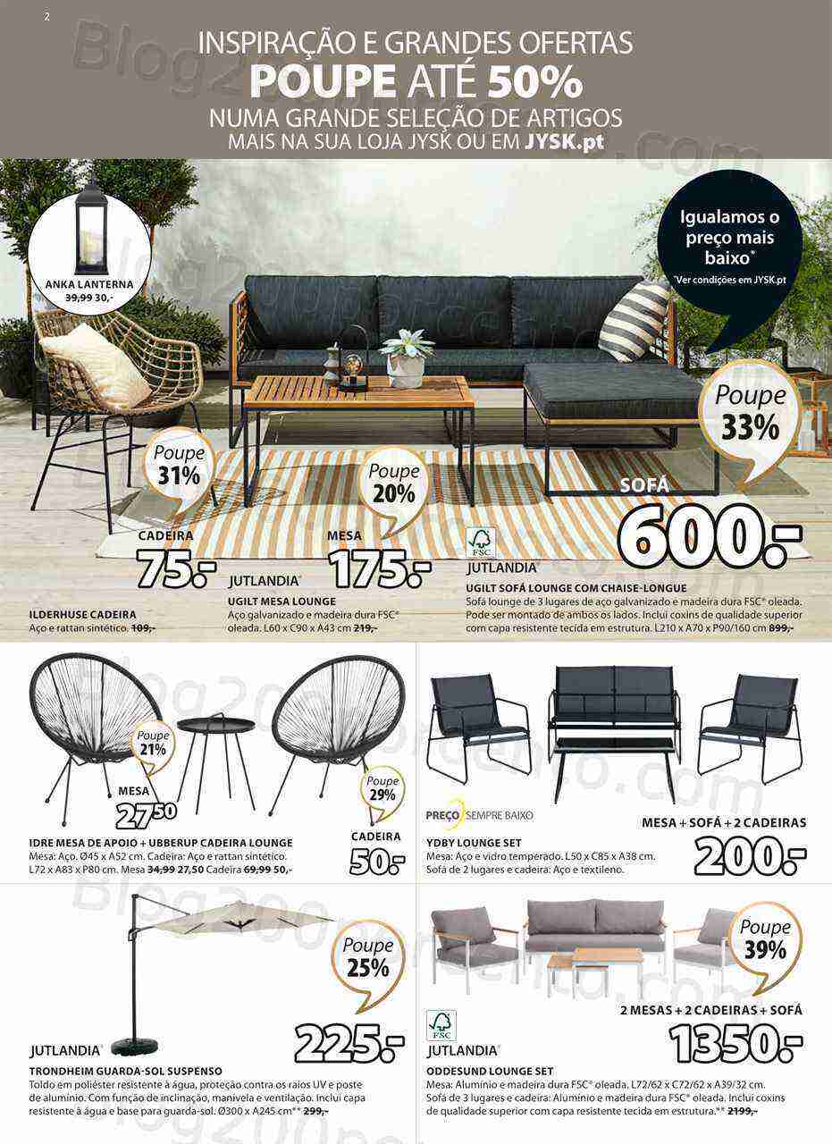 Antevisão Folheto JYSK Promoções de 16 março a 16 abril