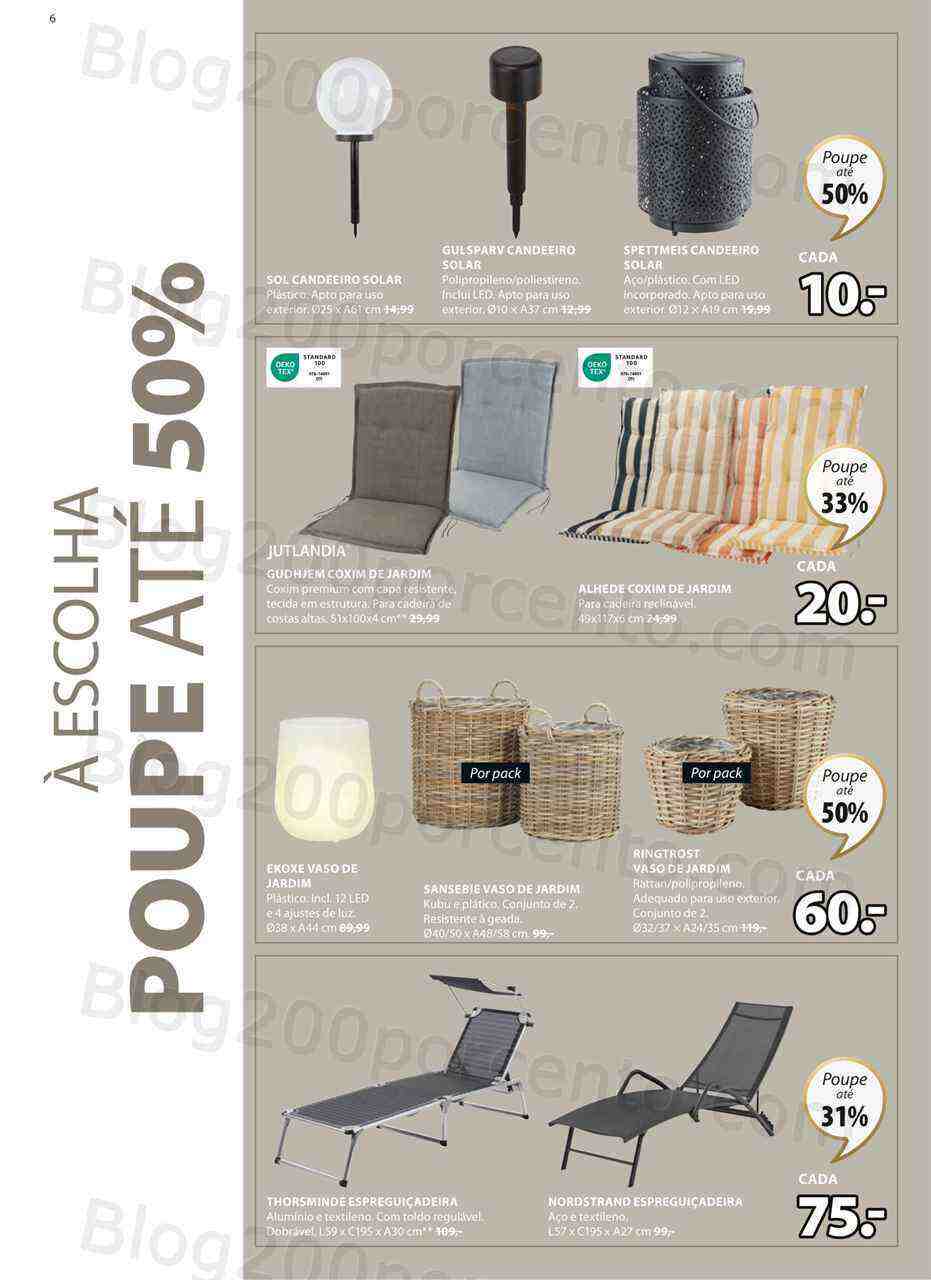 Antevisão Folheto JYSK Promoções de 16 março a 16 abril