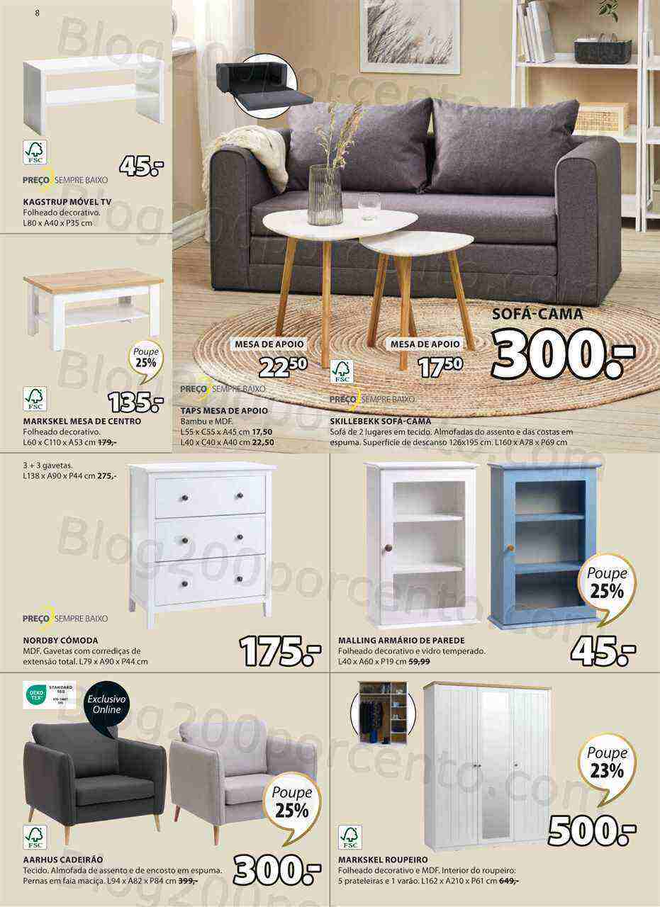 Antevisão Folheto JYSK Promoções de 16 março a 16 abril