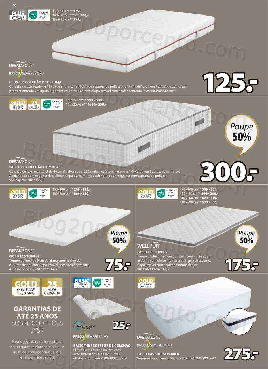 Antevisão Folheto JYSK Promoções de 16 março a 16 abril