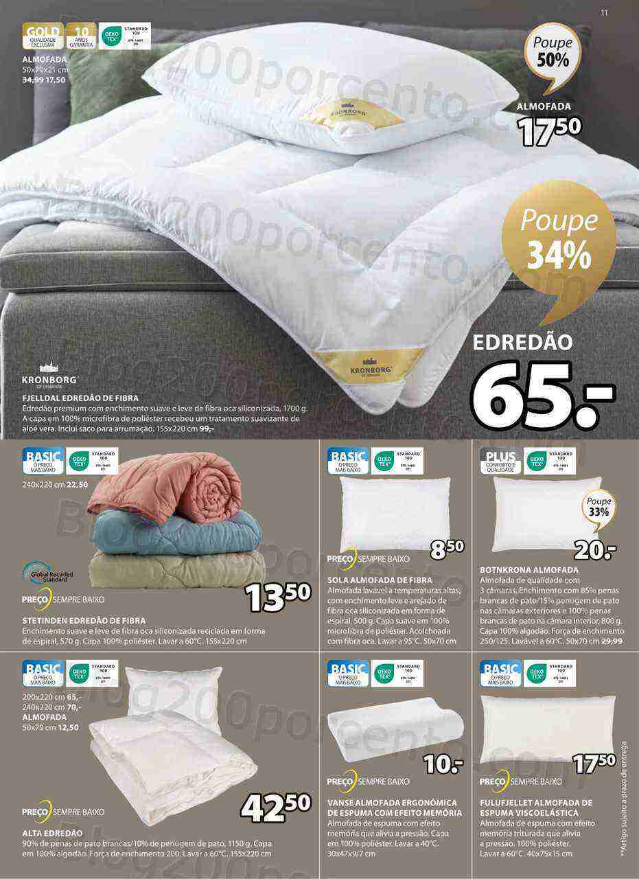 Antevisão Folheto JYSK Promoções de 16 março a 16 abril