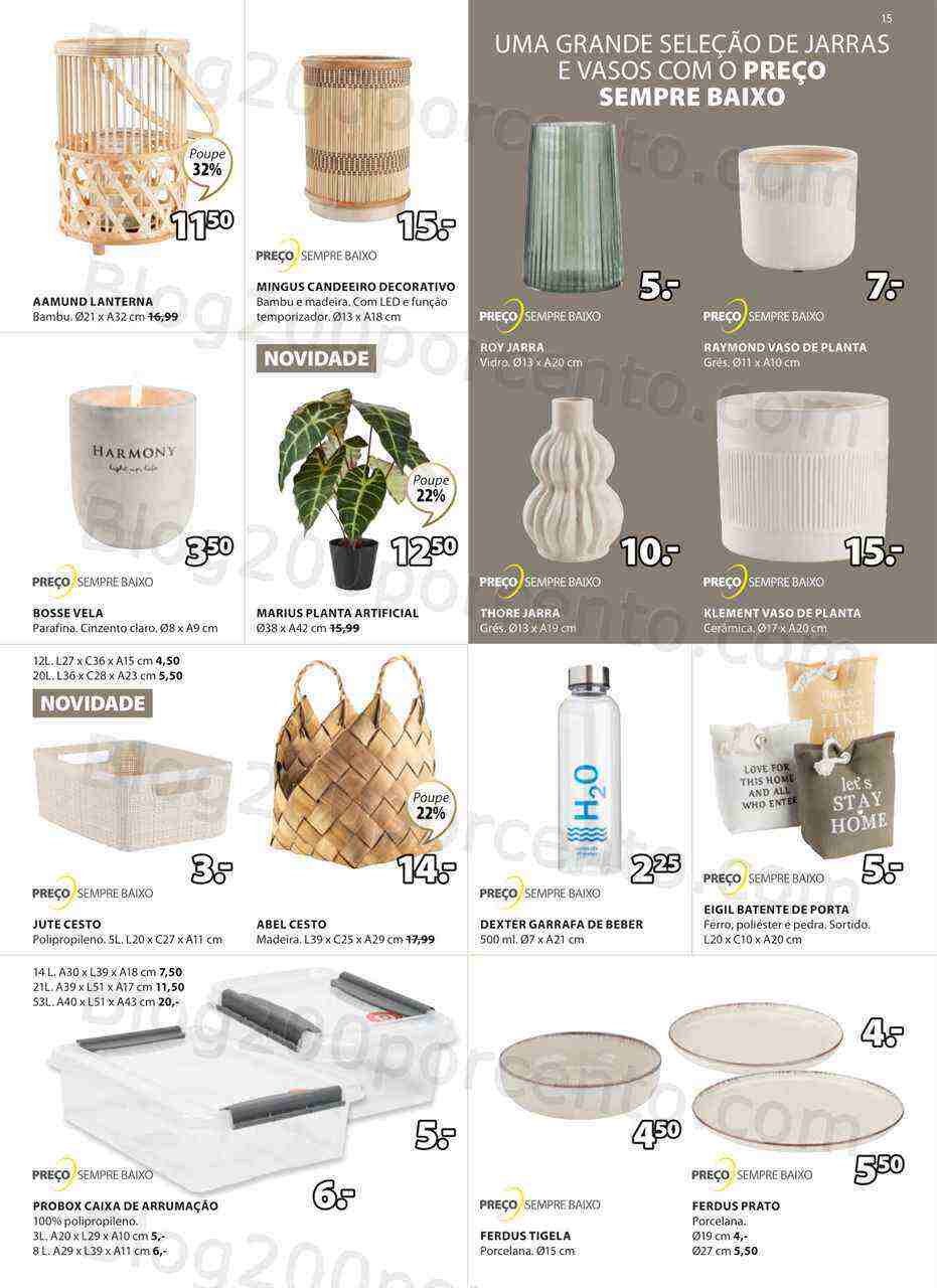 Antevisão Folheto JYSK Promoções de 16 março a 16 abril