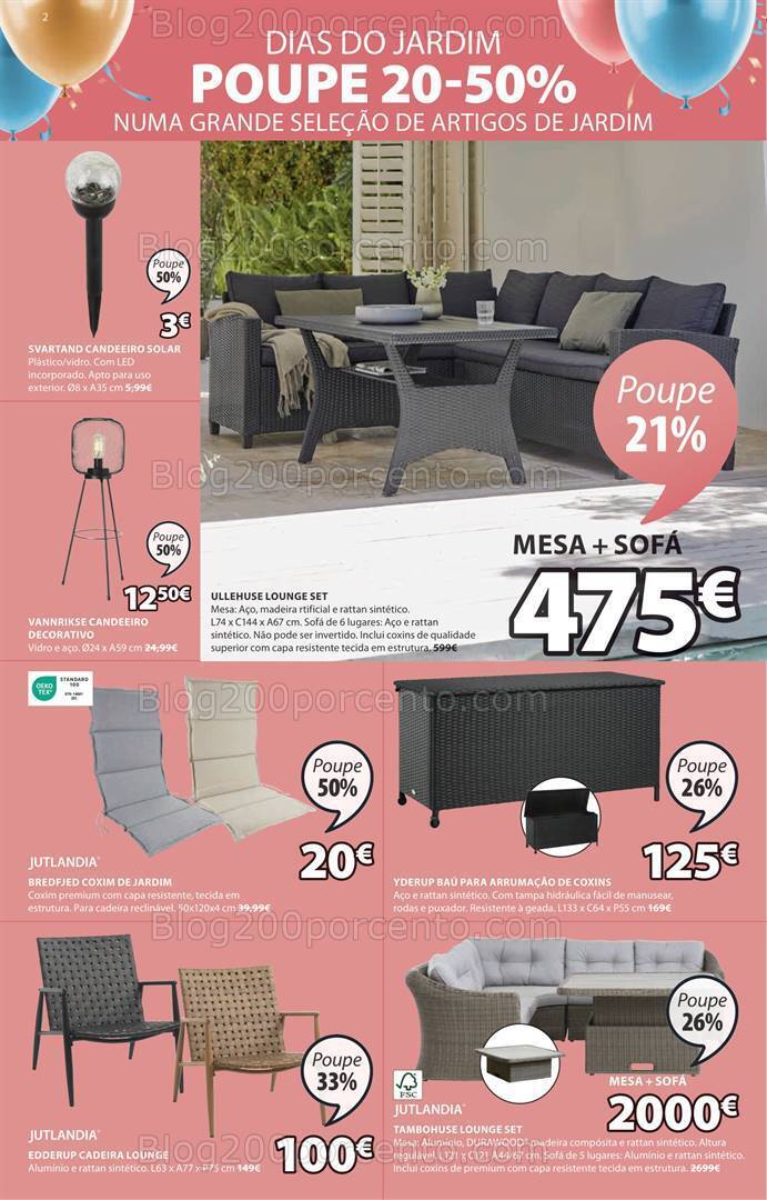 Antevisão Folheto JYSK Promoções de 4 a 14 abril