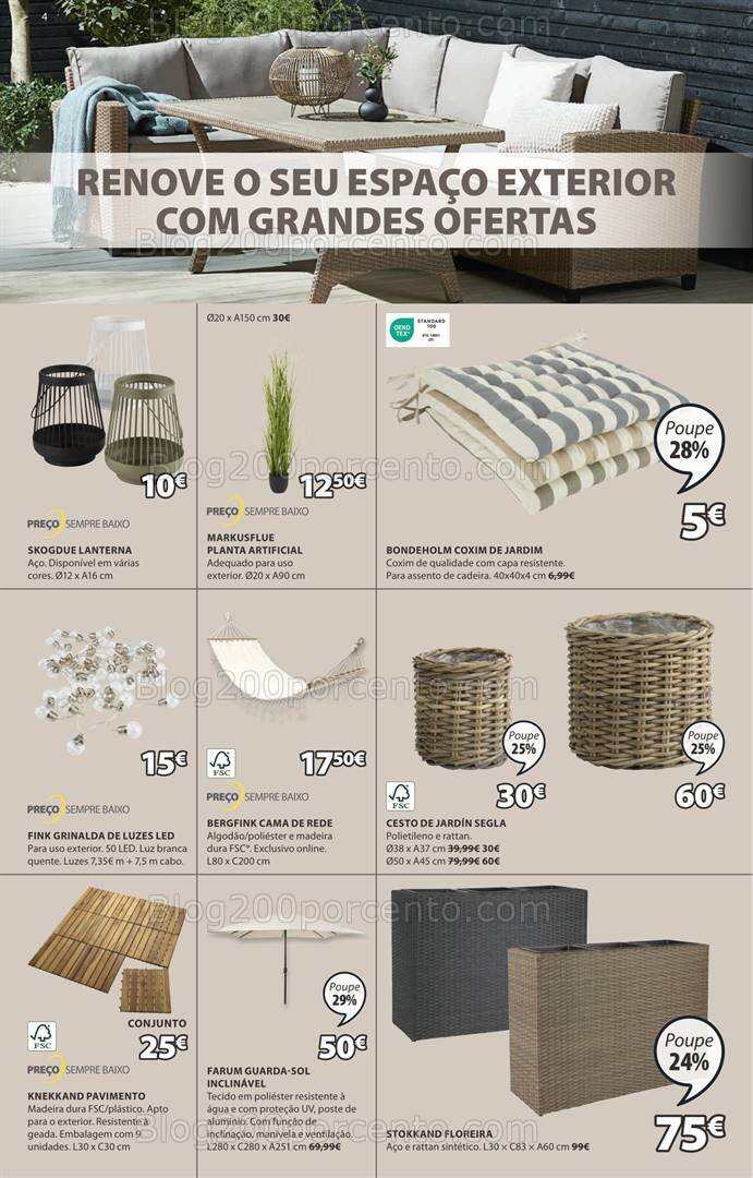 Antevisão Folheto JYSK Promoções de 4 a 14 abril