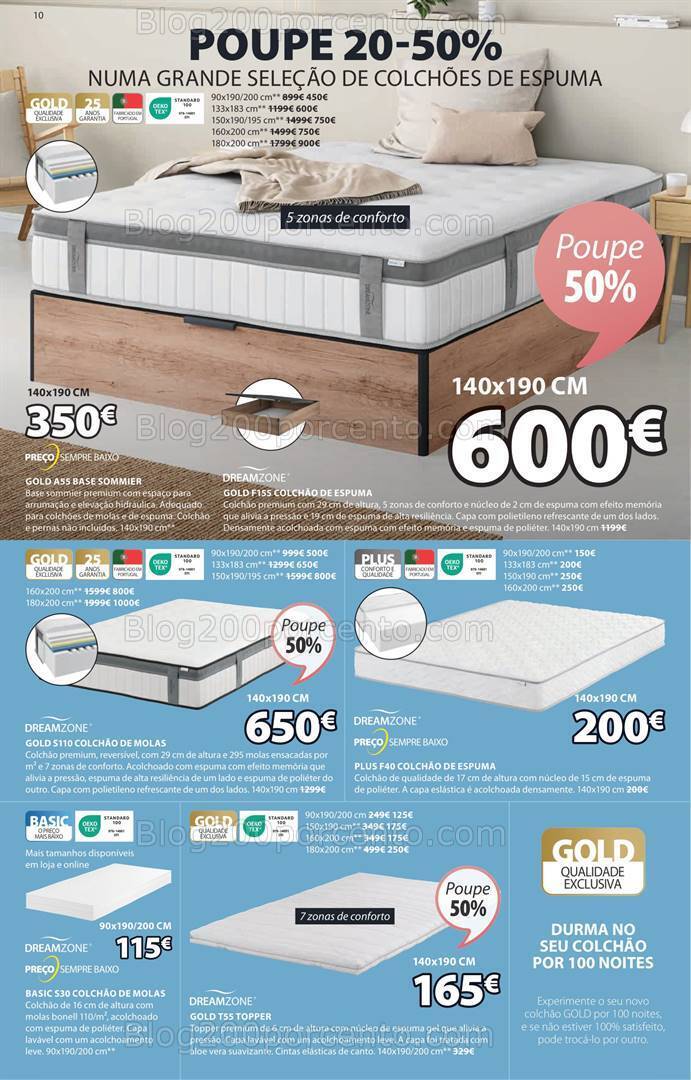 Antevisão Folheto JYSK Promoções de 4 a 14 abril