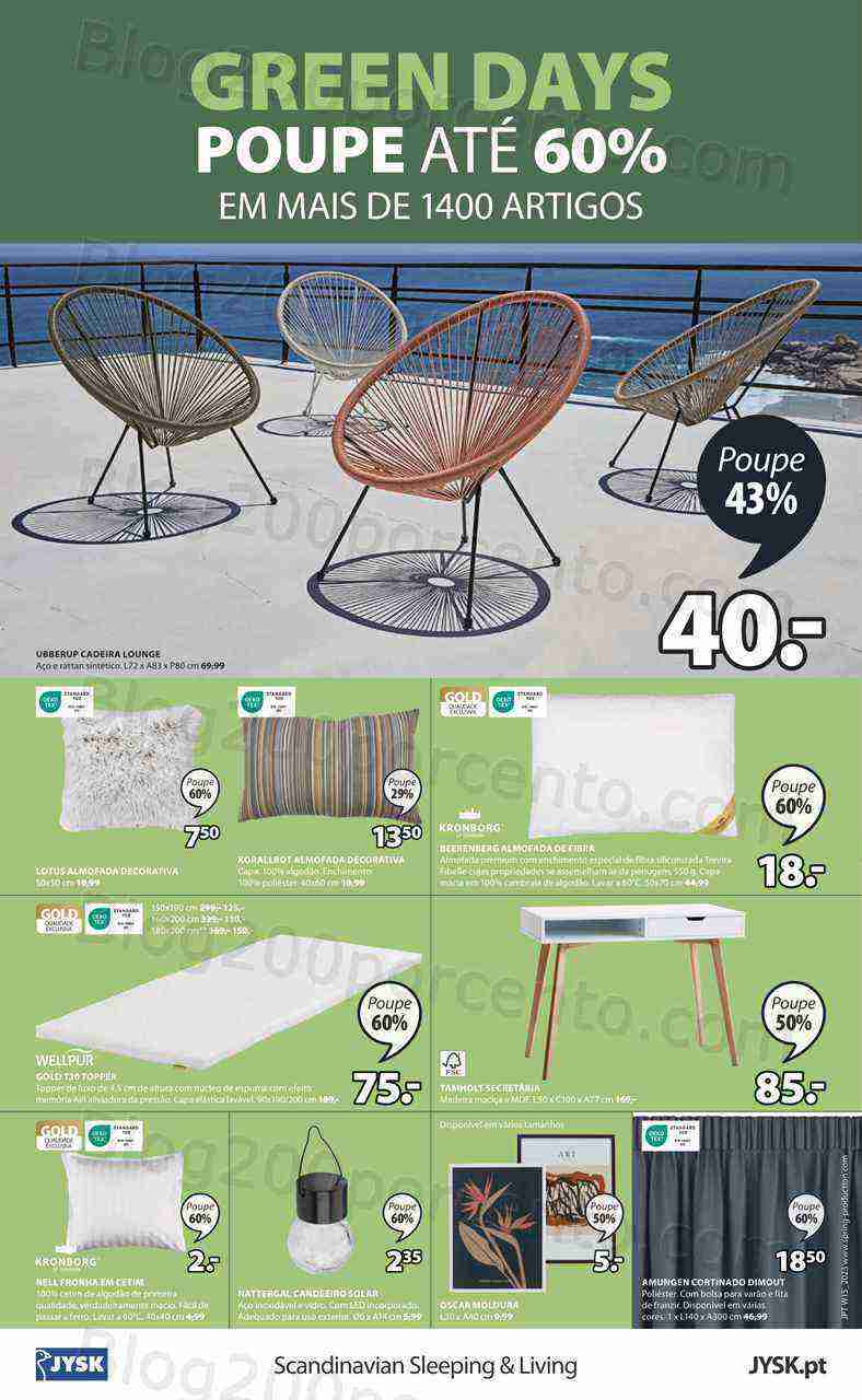 Antevisão Folheto JYSK Promoções de 13 abril a 17 maio