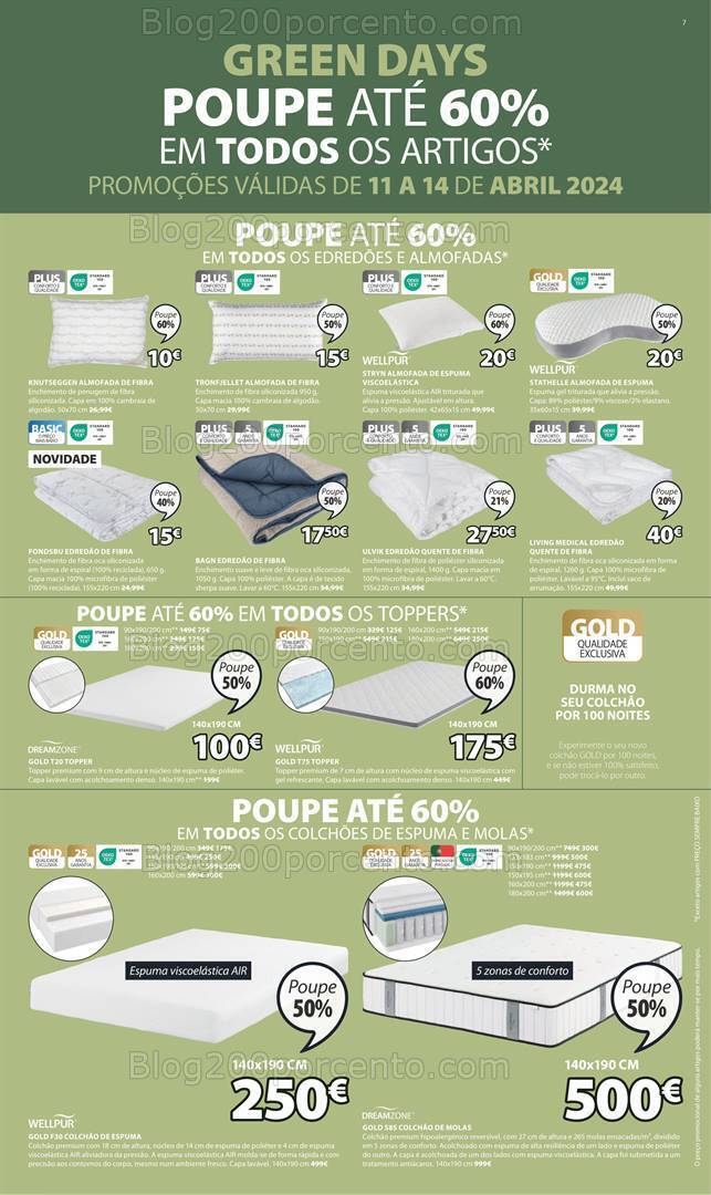 Antevisão Folheto JYSK Extra Promoções de 11 a 14 abril