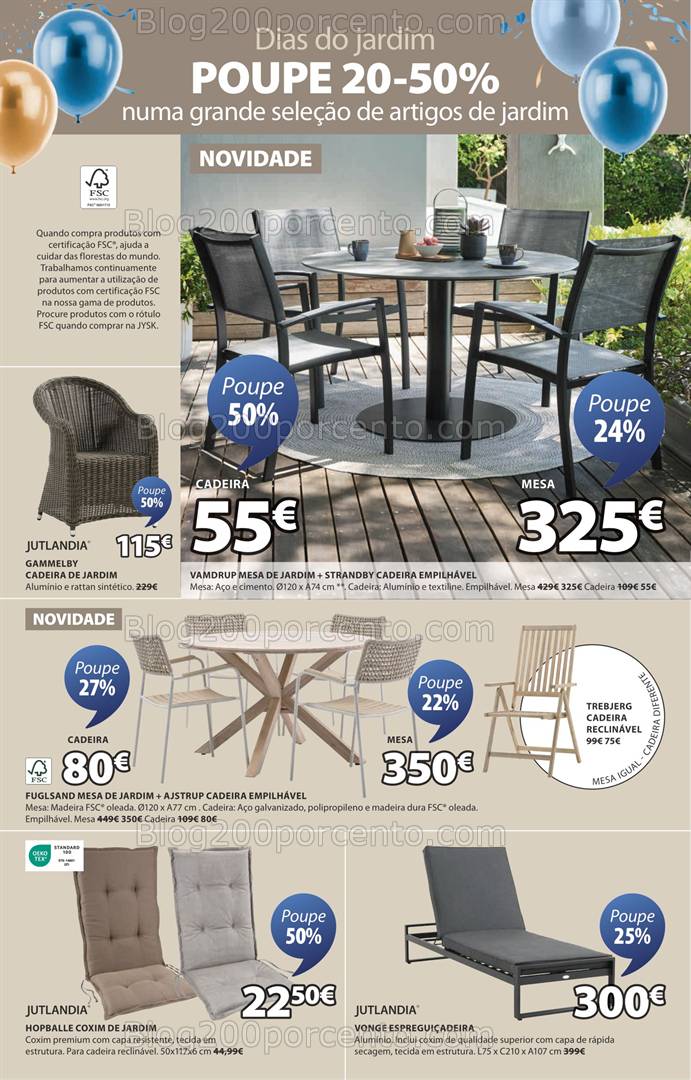 Antevisão Folheto JYSK Promoções de 10 a 30 abril