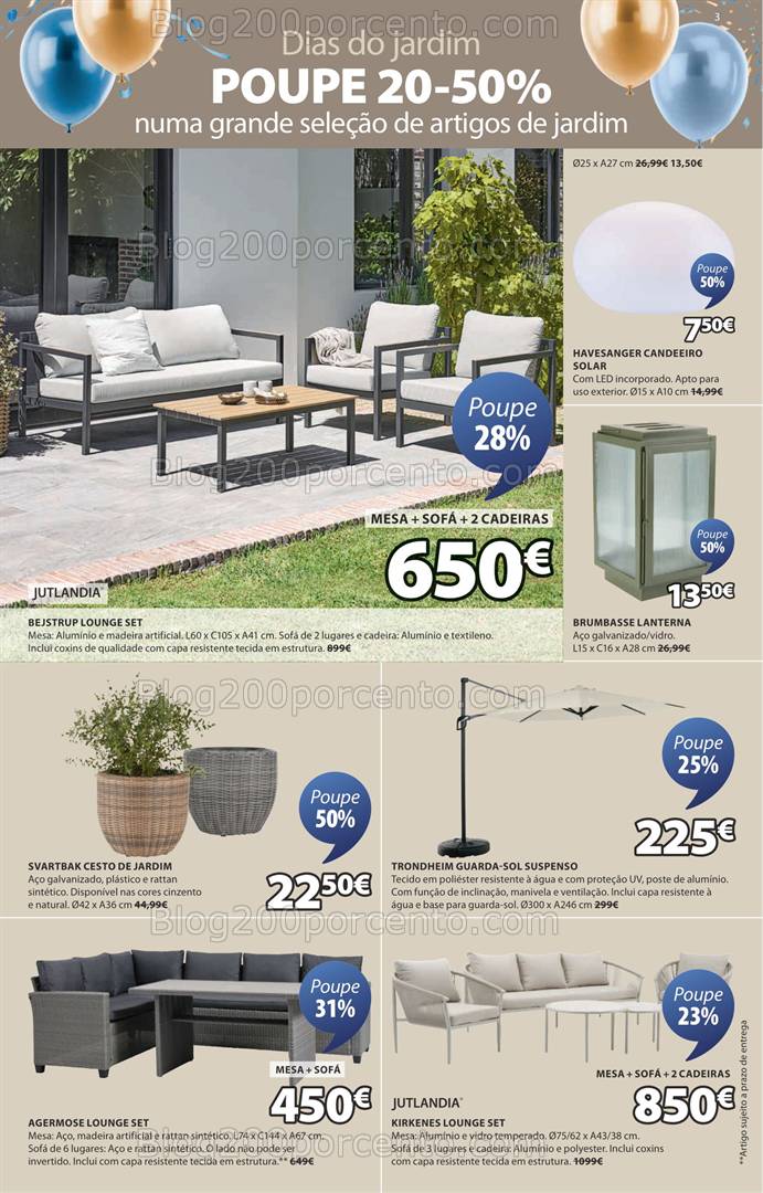 Antevisão Folheto JYSK Promoções de 10 a 30 abril