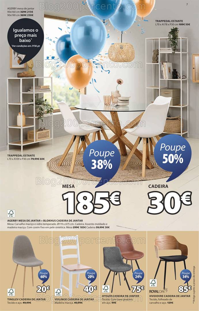 Antevisão Folheto JYSK Promoções de 10 a 30 abril