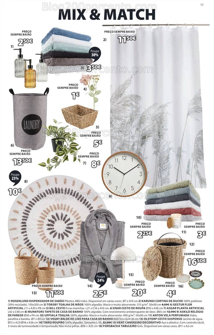 Antevisão Folheto JYSK Promoções de 10 a 30 abril