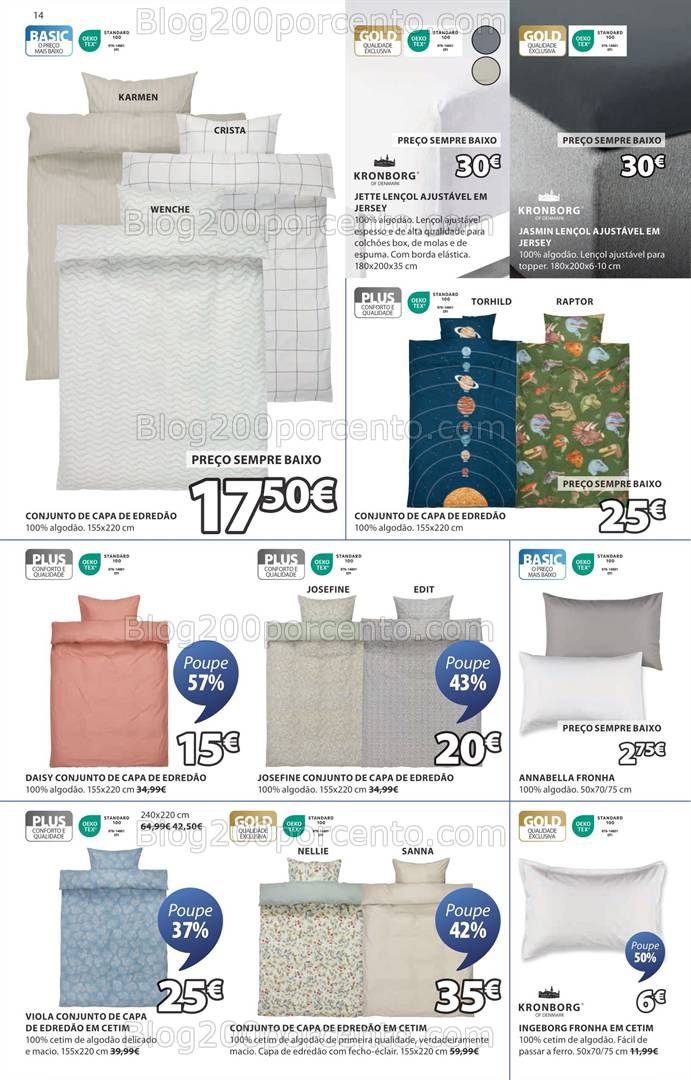 Antevisão Folheto JYSK Promoções de 10 a 30 abril