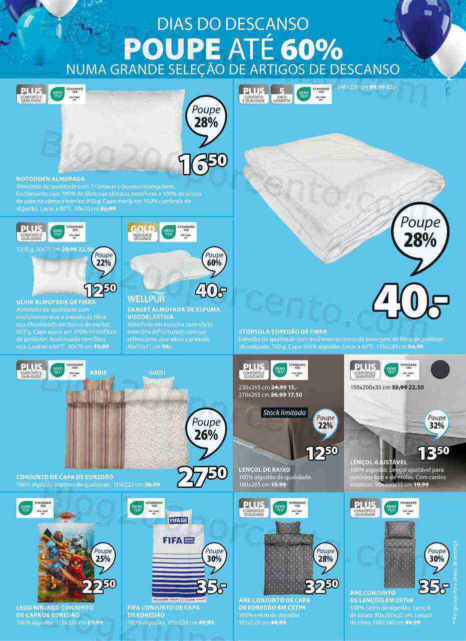 Antevisão Folheto JYSK Promoções de 20 abril a 17 maio