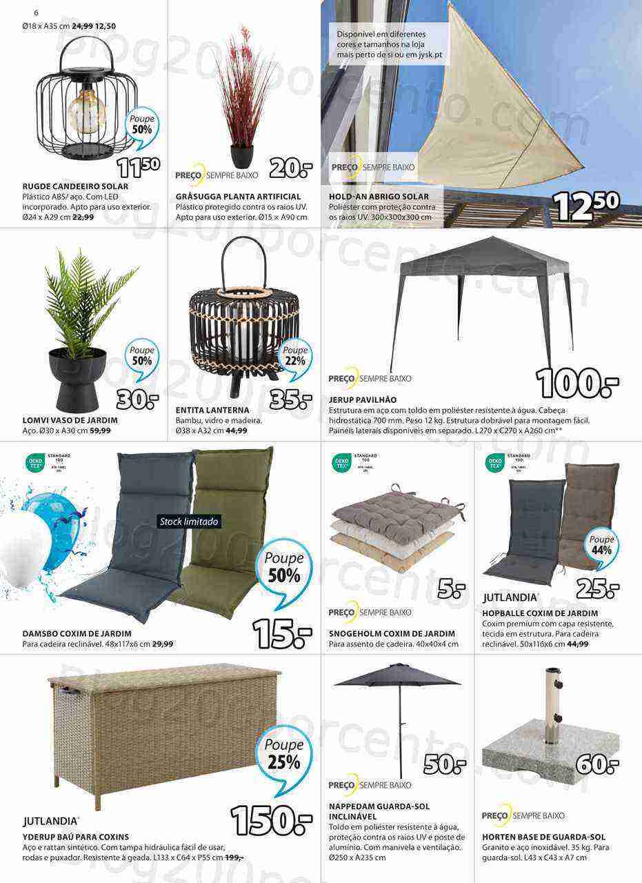 Antevisão Folheto JYSK Promoções de 20 abril a 17 maio