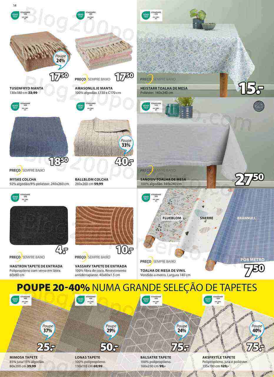 Antevisão Folheto JYSK Promoções de 20 abril a 17 maio