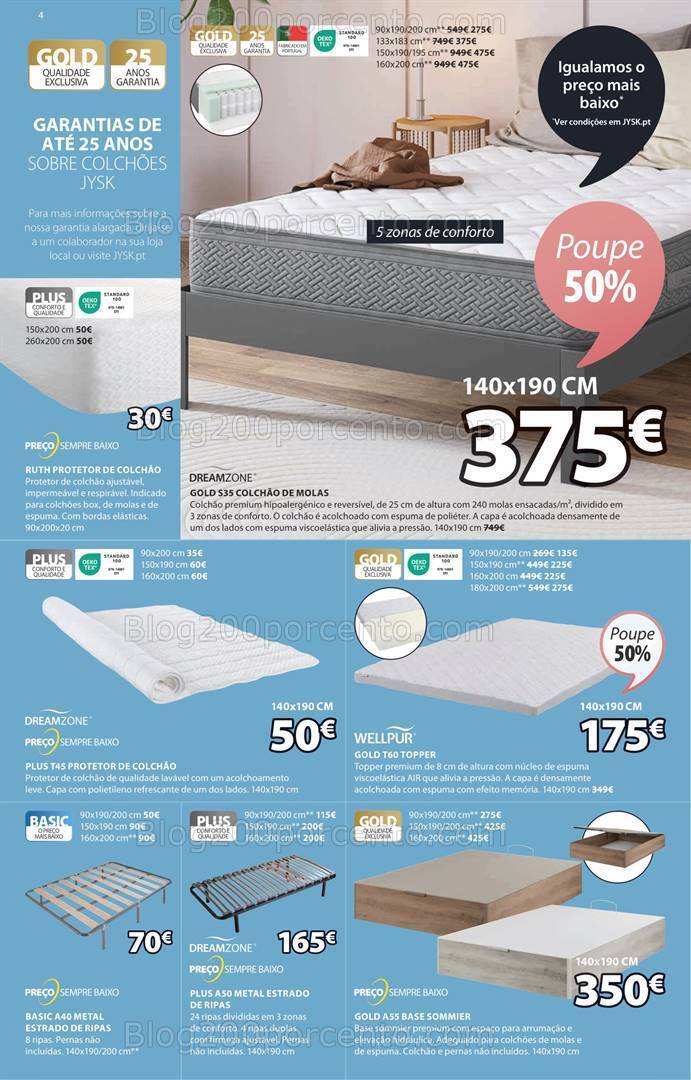 Antevisão Folheto JYSK Aniversário Promoções de 11 abril a 15 maio