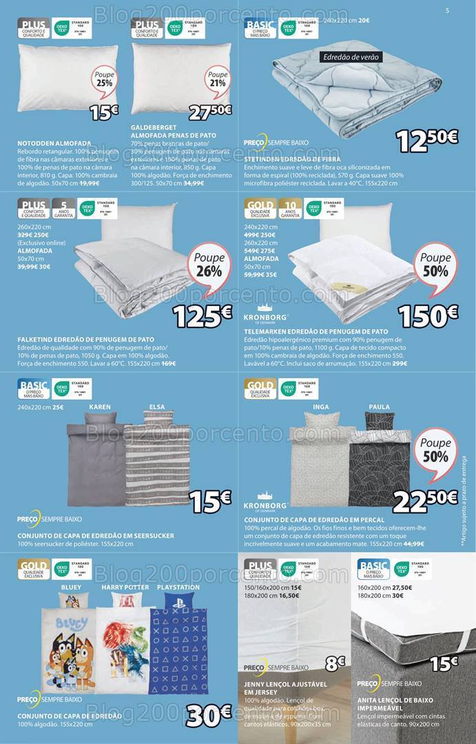 Antevisão Folheto JYSK Aniversário Promoções de 11 abril a 15 maio