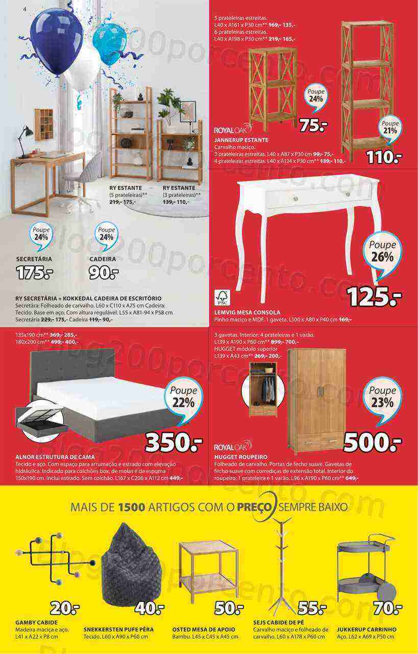 Antevisão Folheto JYSK Promoções de 27 abril a 17 maio