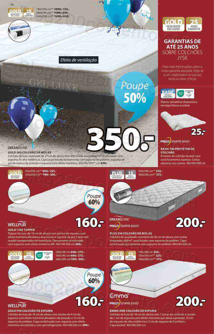 Antevisão Folheto JYSK Promoções de 27 abril a 17 maio