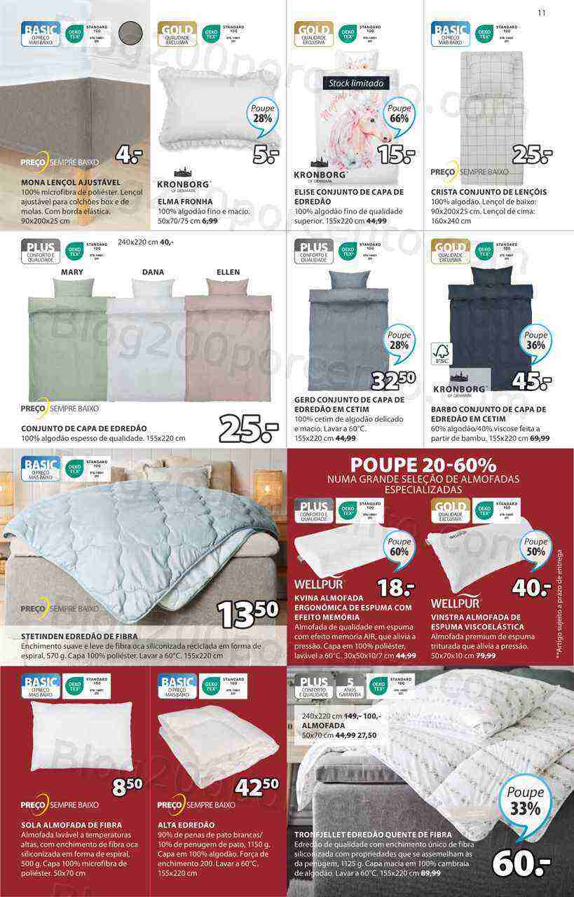 Antevisão Folheto JYSK Promoções de 27 abril a 17 maio