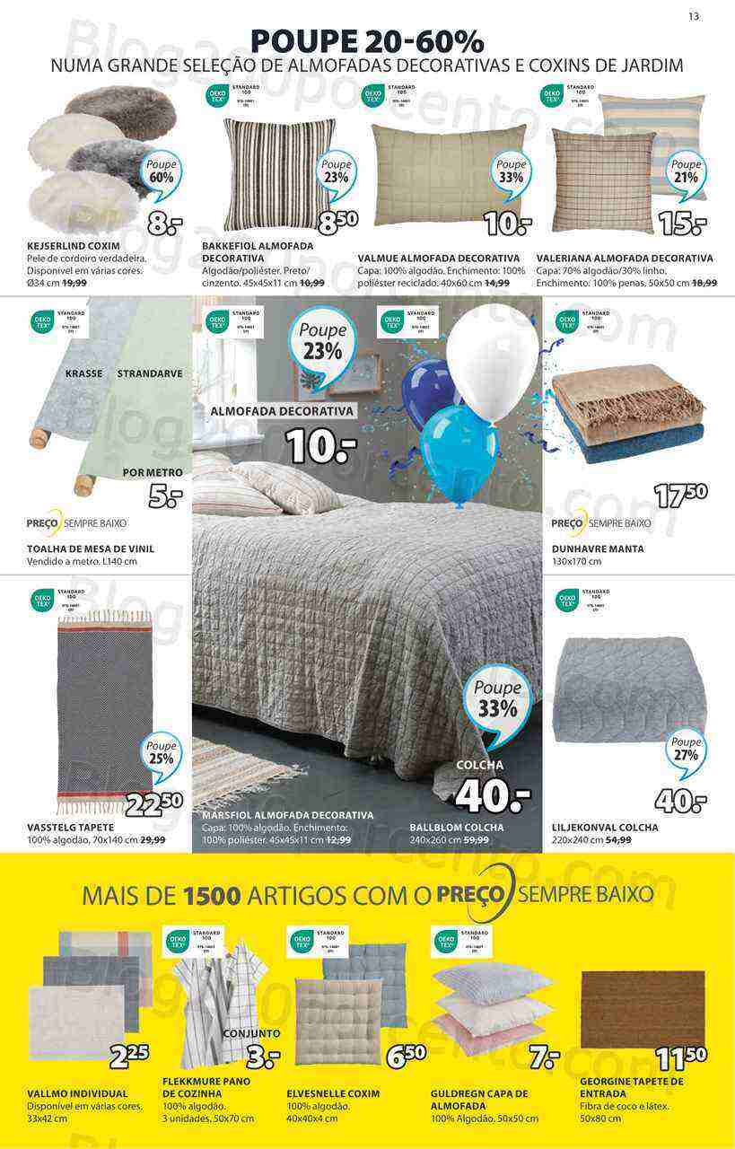 Antevisão Folheto JYSK Promoções de 27 abril a 17 maio