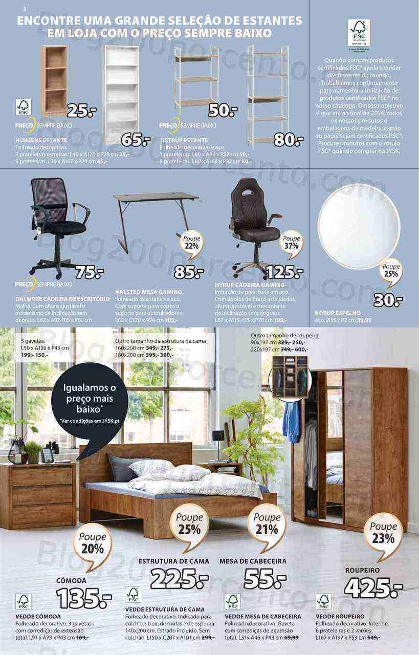 Antevisão Folheto JYSK Promoções de 4 a 17 maio