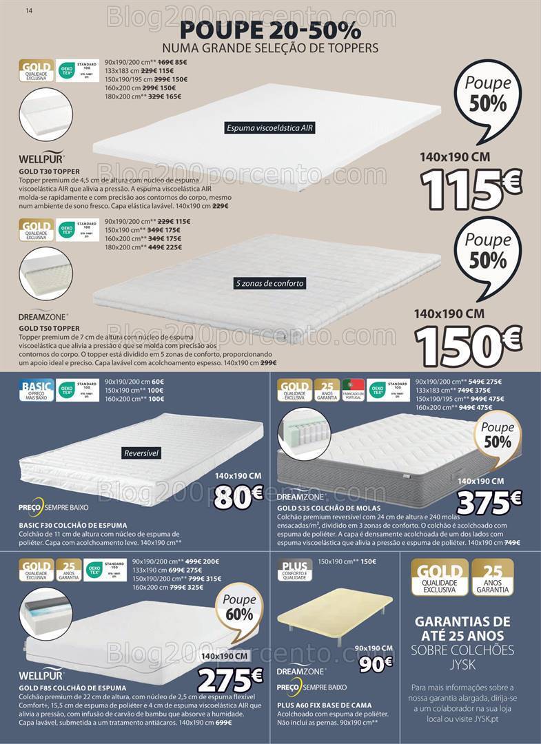 Antevisão Folheto JYSK Promoções de 2 a 15 maio