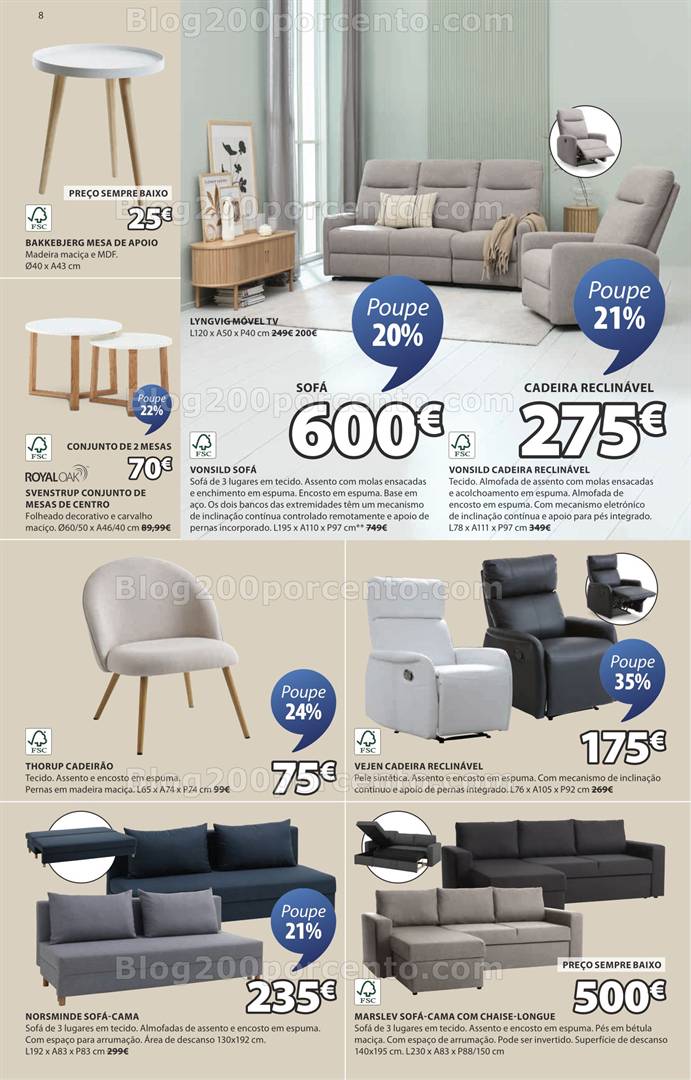 Antevisão Folheto JYSK Promoções de 1 de maio a 11 junho