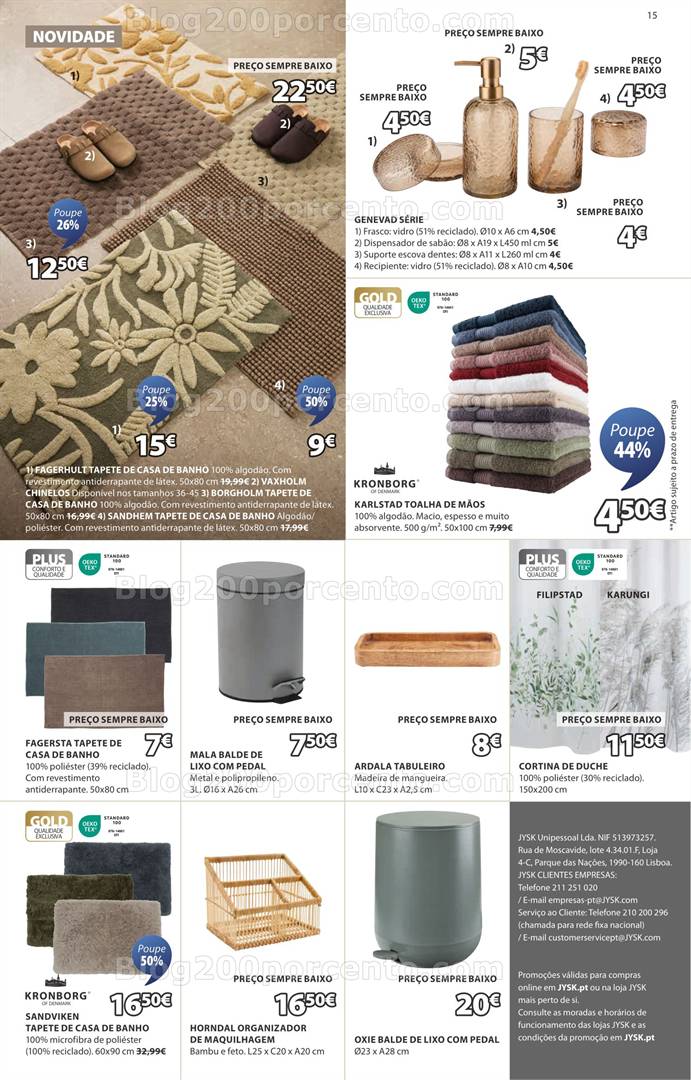 Antevisão Folheto JYSK Promoções de 1 de maio a 11 junho