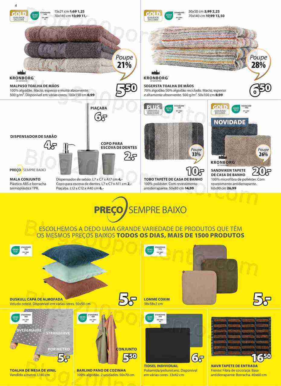 Antevisão Folheto JYSK Promoções de 11 a 17 maio