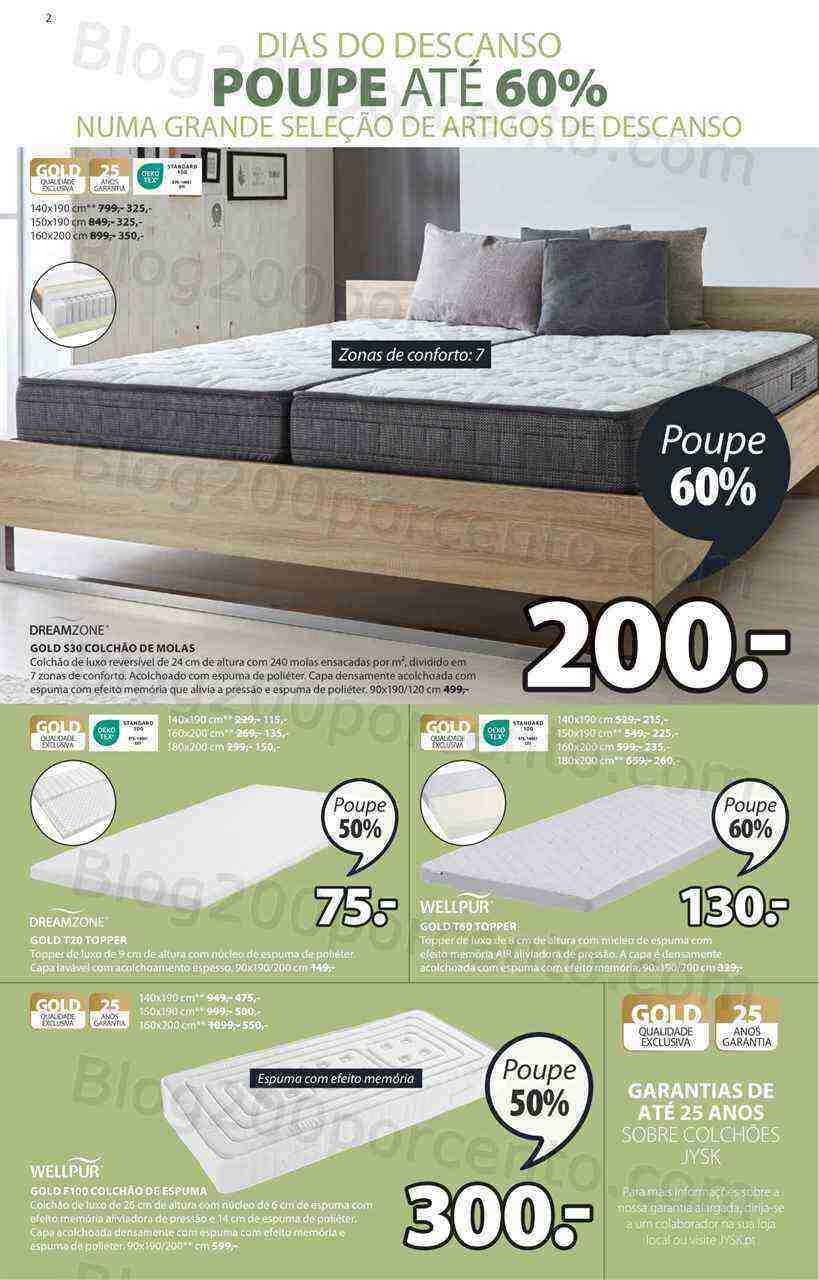 Antevisão Folheto JYSK Promoções de 18 maio a 25 junho