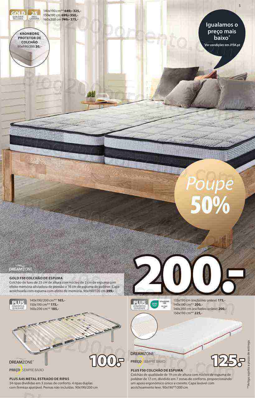 Antevisão Folheto JYSK Promoções de 18 maio a 25 junho