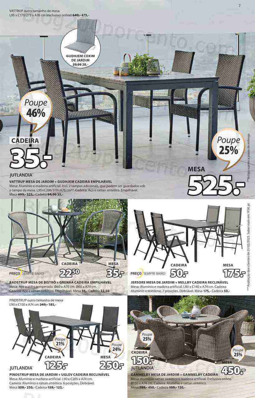 Antevisão Folheto JYSK Promoções de 18 maio a 25 junho