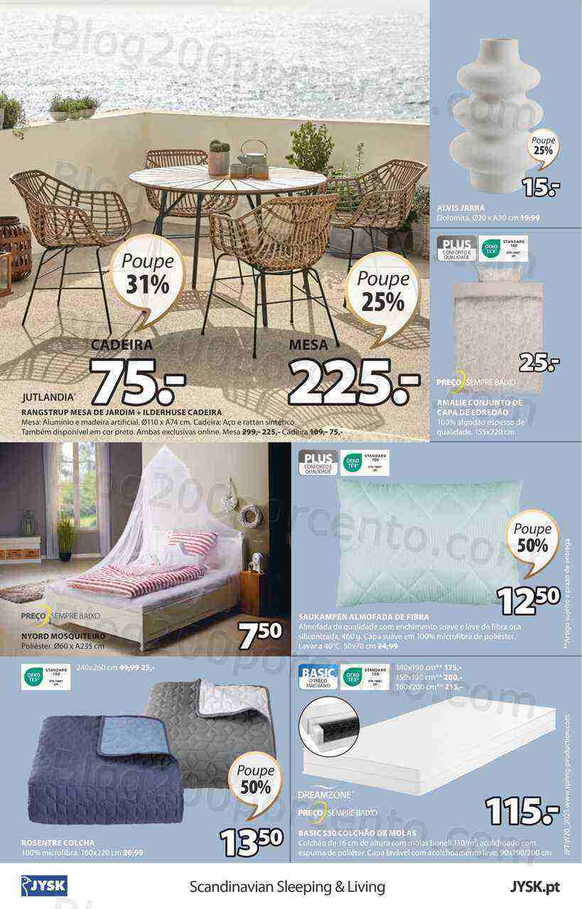 Antevisão Folheto JYSK Promoções de 18 maio a 25 junho