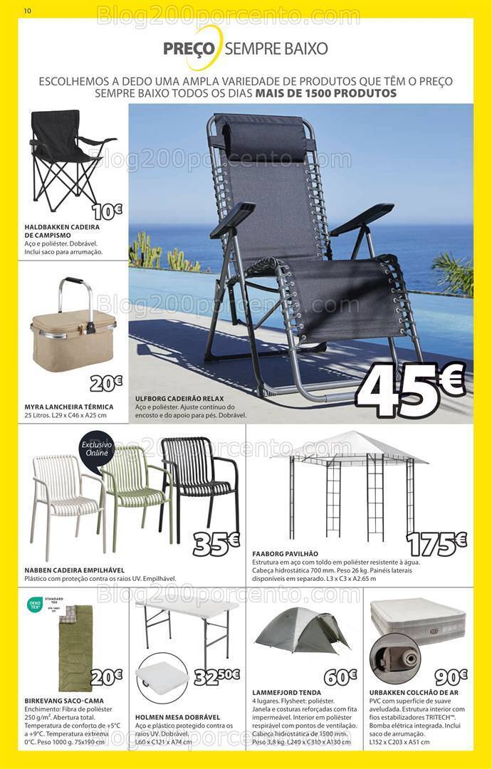 Antevisão Folheto JYSK Promoções de 16 maio a 26 junho