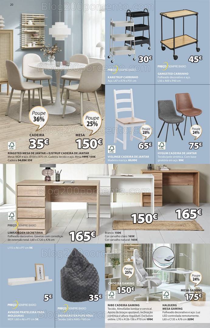 Antevisão Folheto JYSK Promoções de 16 maio a 26 junho