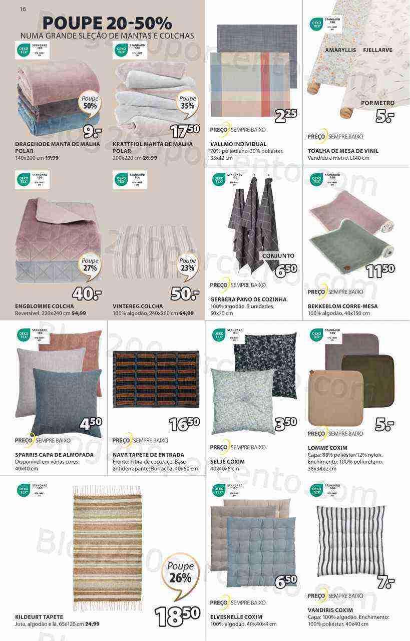 Antevisão Folheto JYSK Promoções de 25 maio a 25 junho