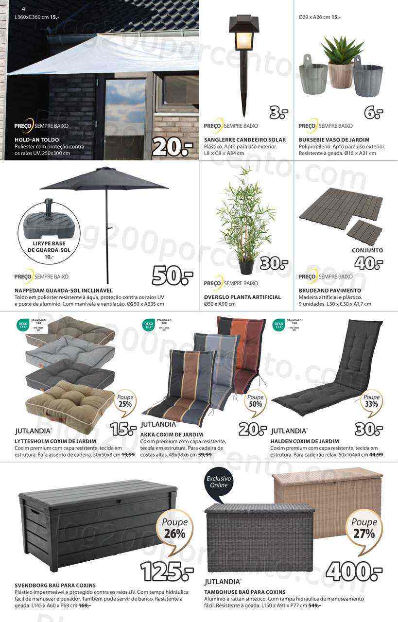 Antevisão Folheto JYSK Promoções de 1 a 26 junho