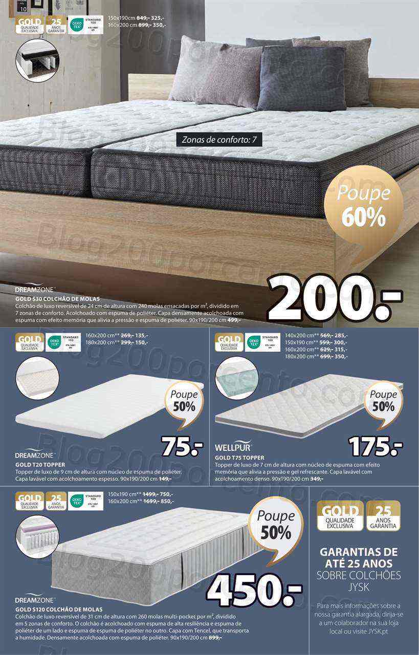 Antevisão Folheto JYSK Promoções de 1 a 26 junho