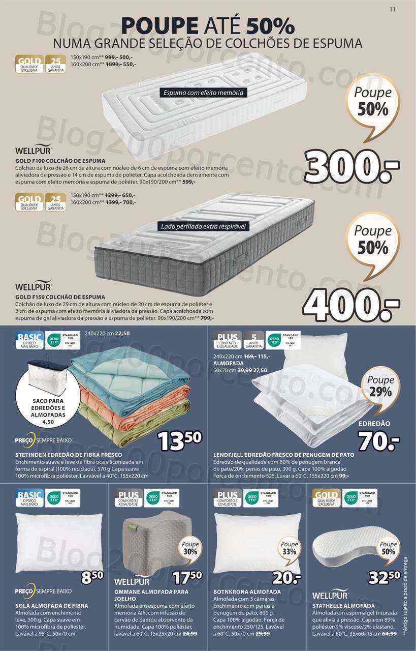 Antevisão Folheto JYSK Promoções de 1 a 26 junho