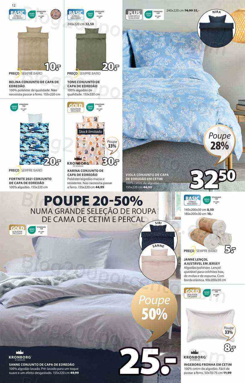 Antevisão Folheto JYSK Promoções de 1 a 26 junho