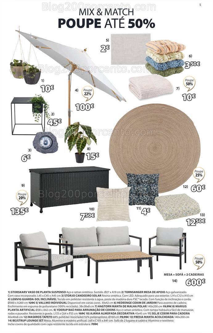 Antevisão Folheto JYSK Promoções de 30 maio a 26 junho