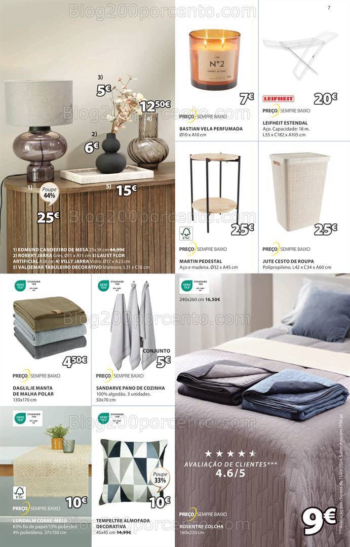 Antevisão Folheto JYSK Promoções de 30 maio a 26 junho