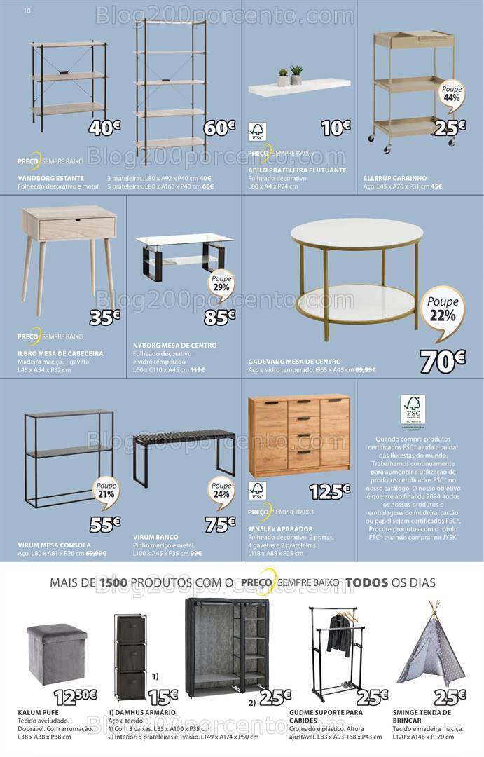 Antevisão Folheto JYSK Promoções de 30 maio a 26 junho