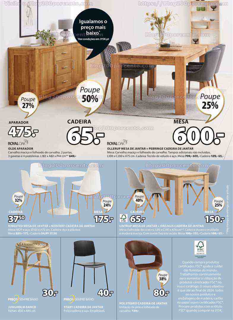 Antevisão Folheto JYSK Promoções de 8 a 28 junho