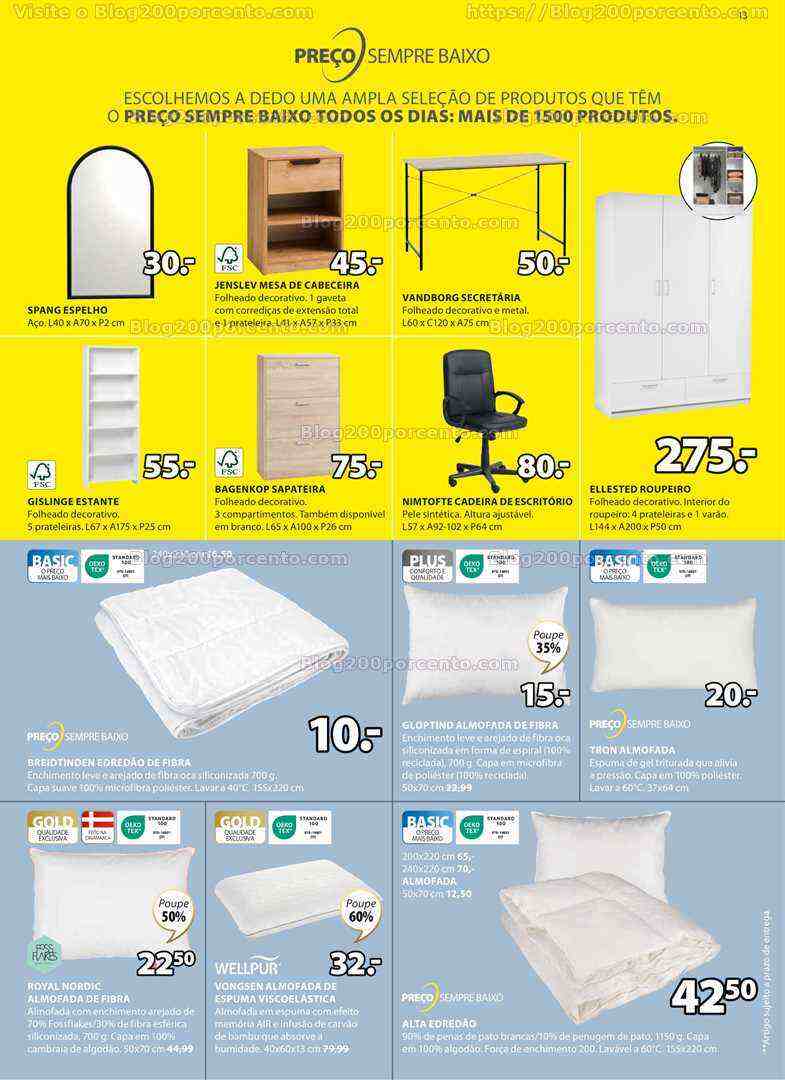 Antevisão Folheto JYSK Promoções de 8 a 28 junho