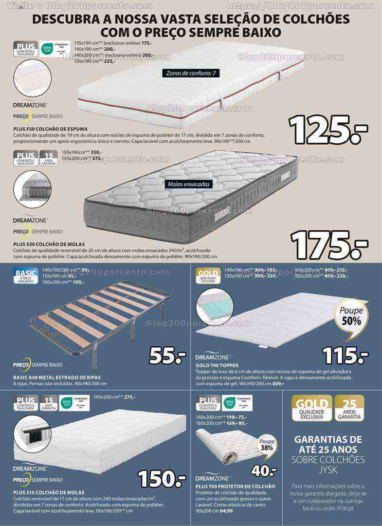 Antevisão Folheto JYSK Promoções de 8 a 28 junho